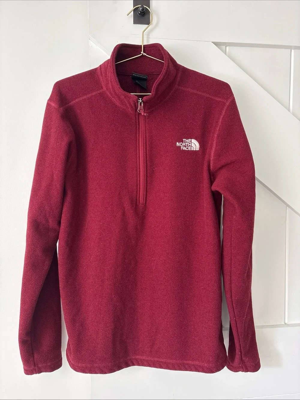 The North Face Men’s Textured Cap Rock Fleece Quarter Zip Fleece Medium